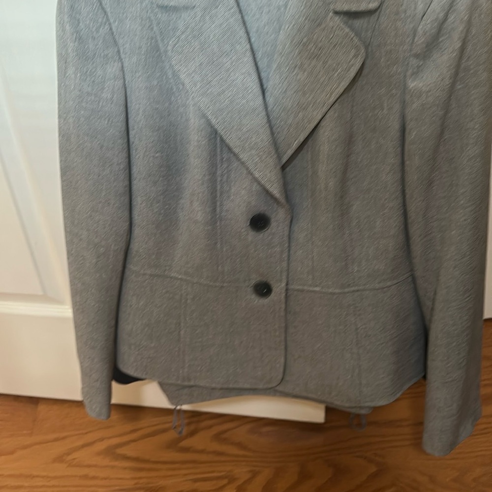 Gray Structured  Pantsuit